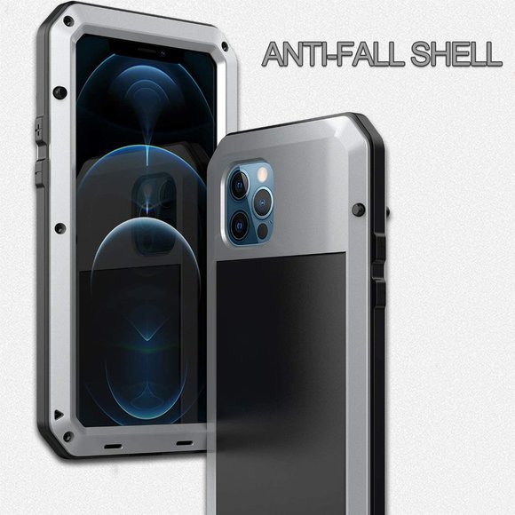 Shockproof Metal Case for iPhone 11 PRO MAX Gorilla Heavy Duty 360 Cover Silver - Picture 9 of 12